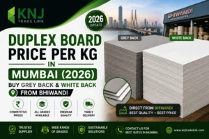 Duplex Board Price Per KG in Mumbai (2026) — Buy Direct from Bhiwandi