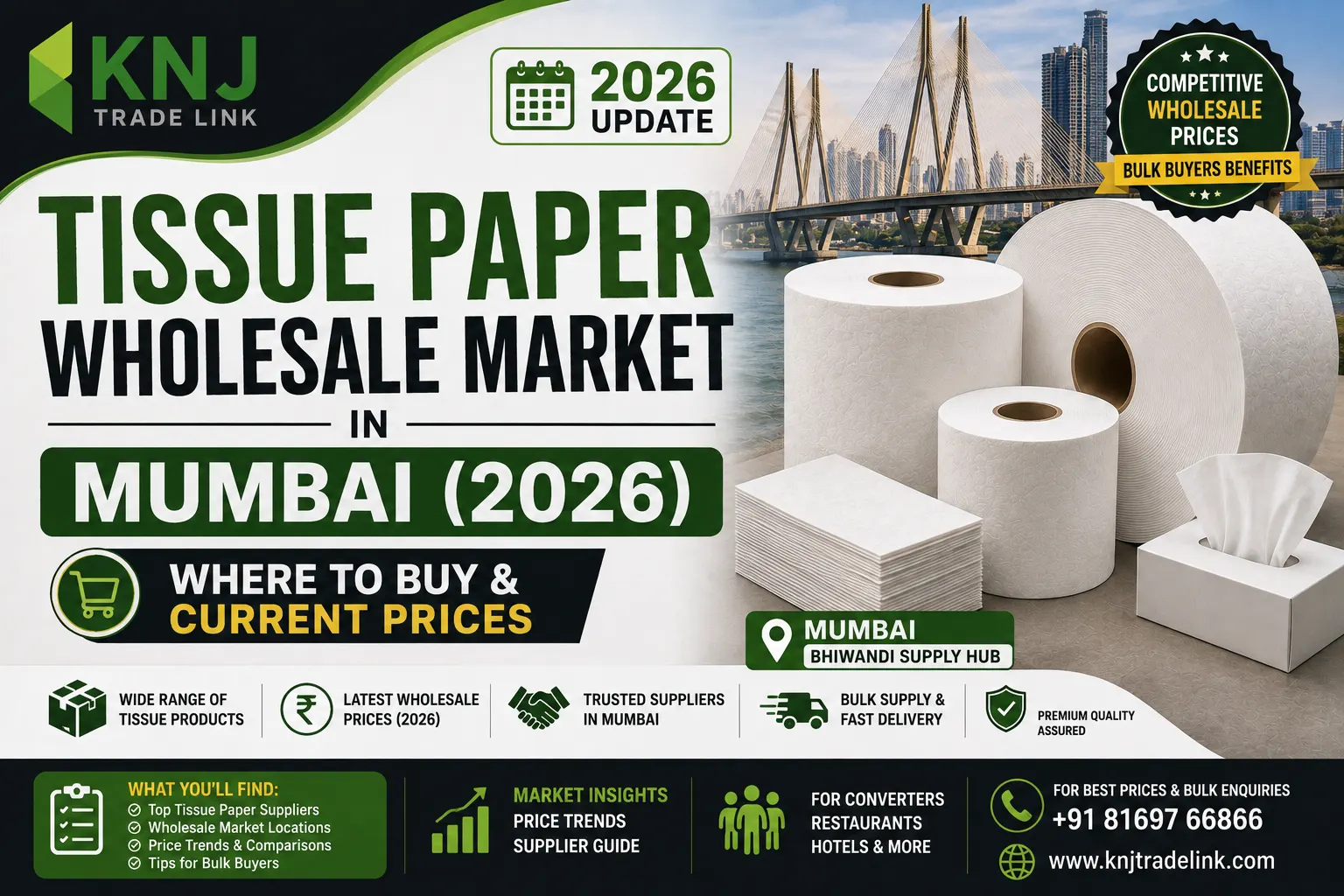 Tissue Paper Wholesale Market in Mumbai (2026) — Where to Buy & Current Prices