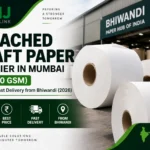 Bleached Kraft Paper Supplier in Mumbai (85–130 GSM) — Best Price, Fast Delivery from Bhiwandi (2026)