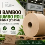 Brown Bamboo Tissue Jumbo Roll Supplier in India