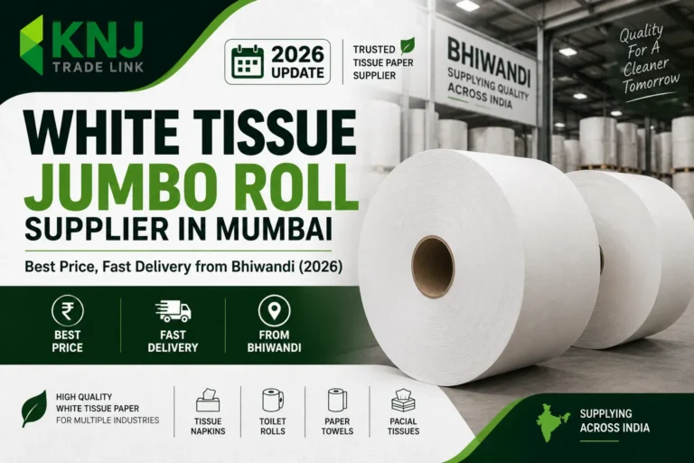 White Tissue Jumbo Roll Supplier in Mumbai — Best Price, Fast Delivery from Bhiwandi (2026)
